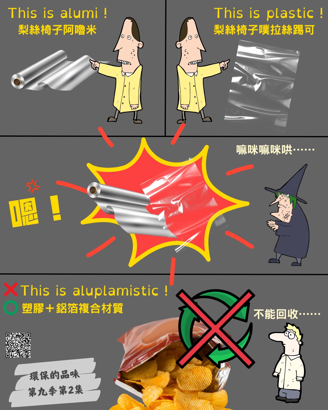 環保的品味 第九季第2集<br />鋁箔紙丟到垃圾桶以後，會怎麼樣？